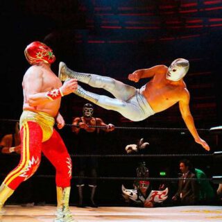 Lucha libre en pantalla