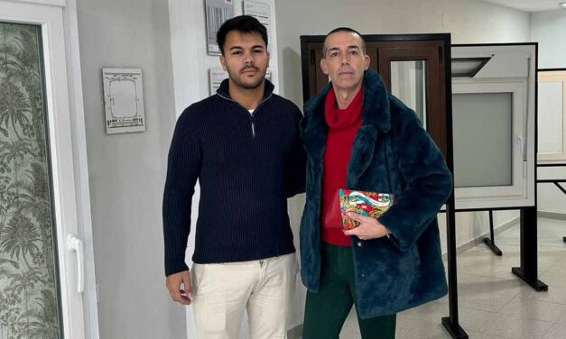 Calleja visita "Ainda", una empresa de reformas de construcciones que ha abierto una oficina comercial en la calle Ganado