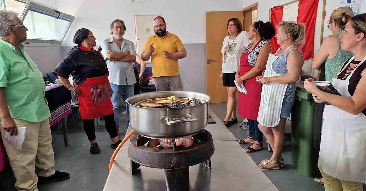 La cocina peruana protagoniza el taller "Cocinas del mundo" en el Centro Cívico