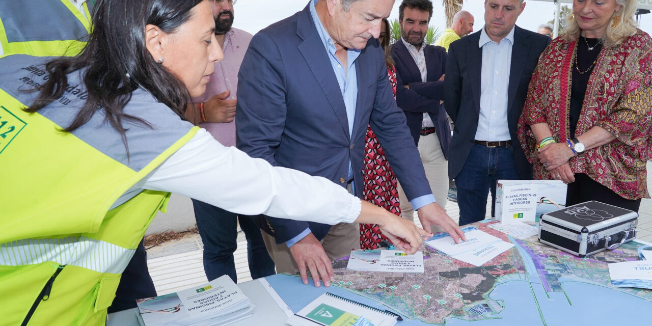 Presentado en la playa de La Puntilla el primer plan autonómico ante el riesgo de maremotos