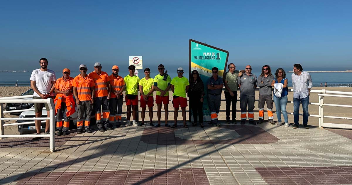 El equipo de playas se forma para proteger al guitarrón, el “lince ibérico” de la costa gaditana