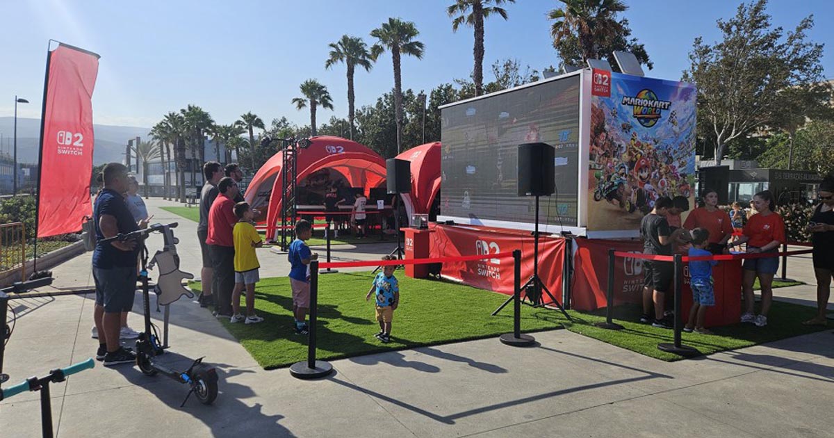 El Nintendo Switch 2 Tour llegará a la Plaza de Toros con 74 puestos de juego