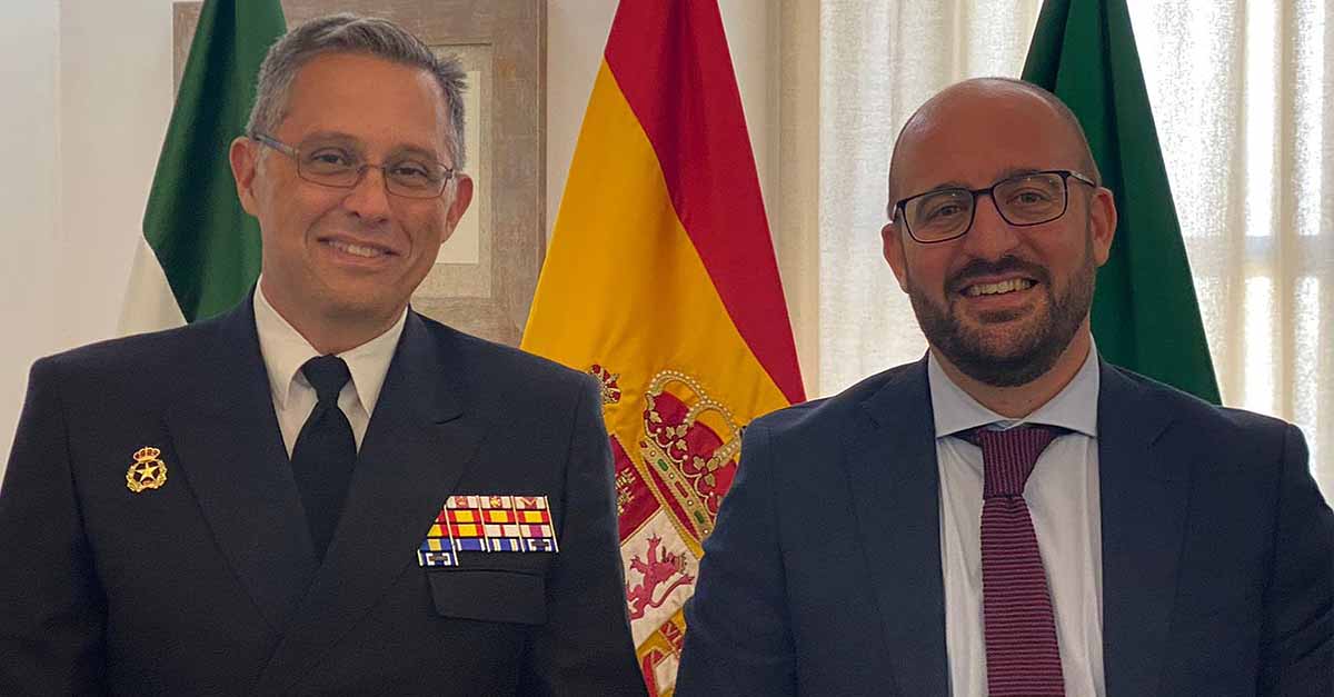 Beardo recibe al nuevo Almirante Jefe del Arsenal de Cádiz y de la Base Naval