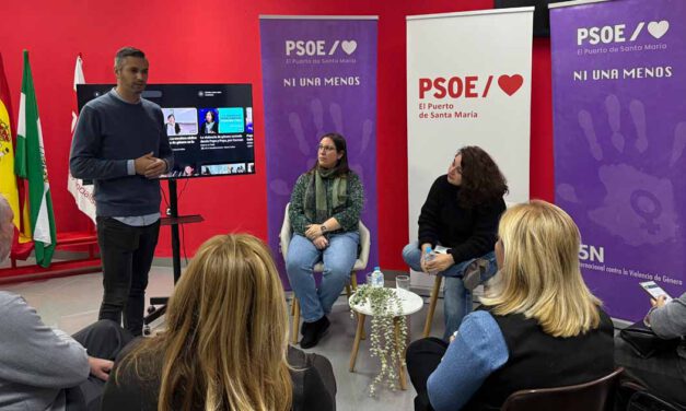El PSOE local celebró un videofórum sobre la violencia de género