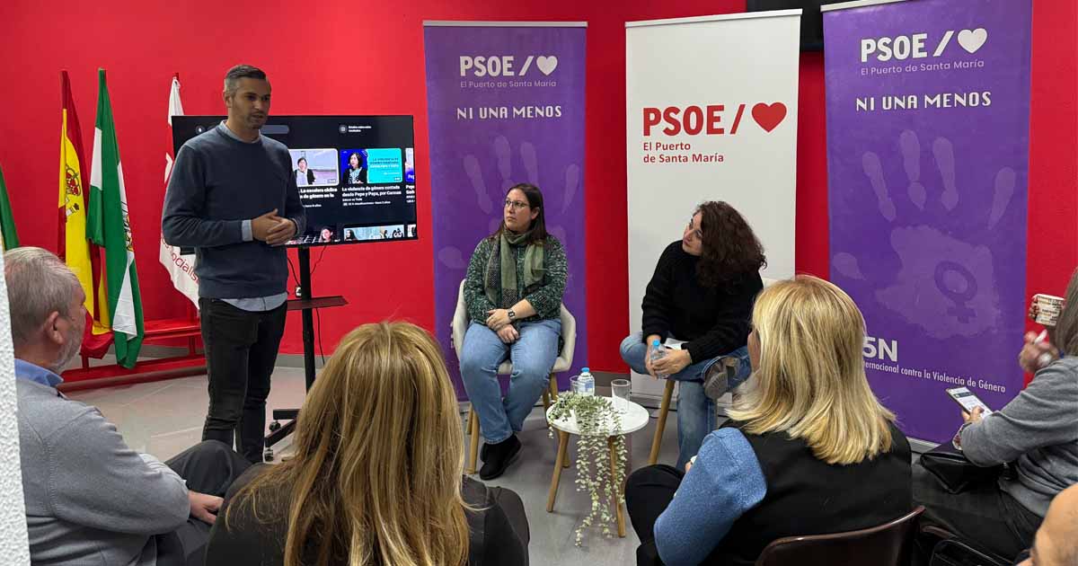 El PSOE local celebró un videofórum sobre la violencia de género
