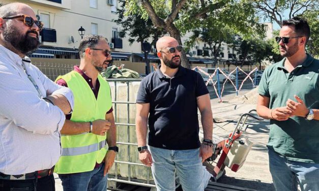 Avanza a buen ritmo la construcción de un nuevo aparcamiento público en El Juncal