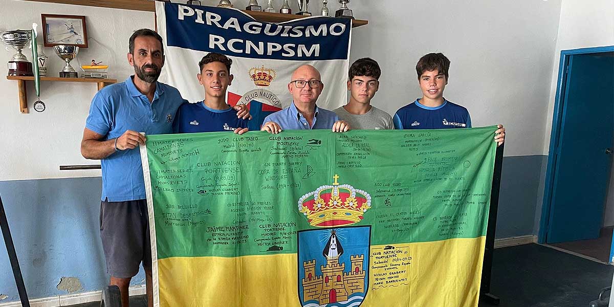 Izan Espinosa, Brian Robles, David González y Gonzalo Lara representan a El Puerto en el Campeonato de España de Piragüismo