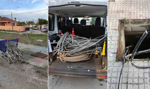 Un detenido en El Puerto tras robar 400 kilos de cable eléctrico valorados en unos 4.800 euros