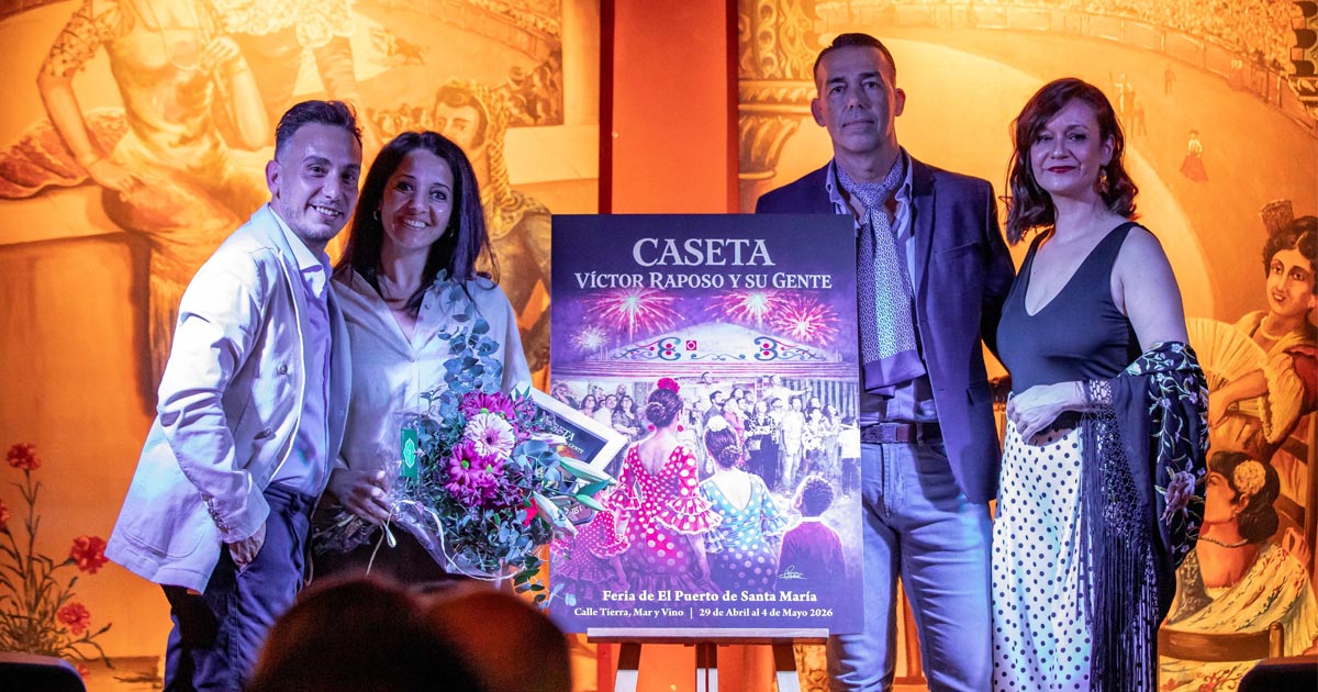 La caseta de Víctor Raposo presenta su cartel en una noche de pregón y tradición