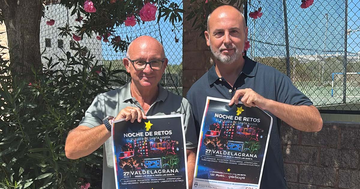 ‘Noche de Retos’ llevará cuatro jornadas de desafíos juveniles por distintos puntos de El Puerto