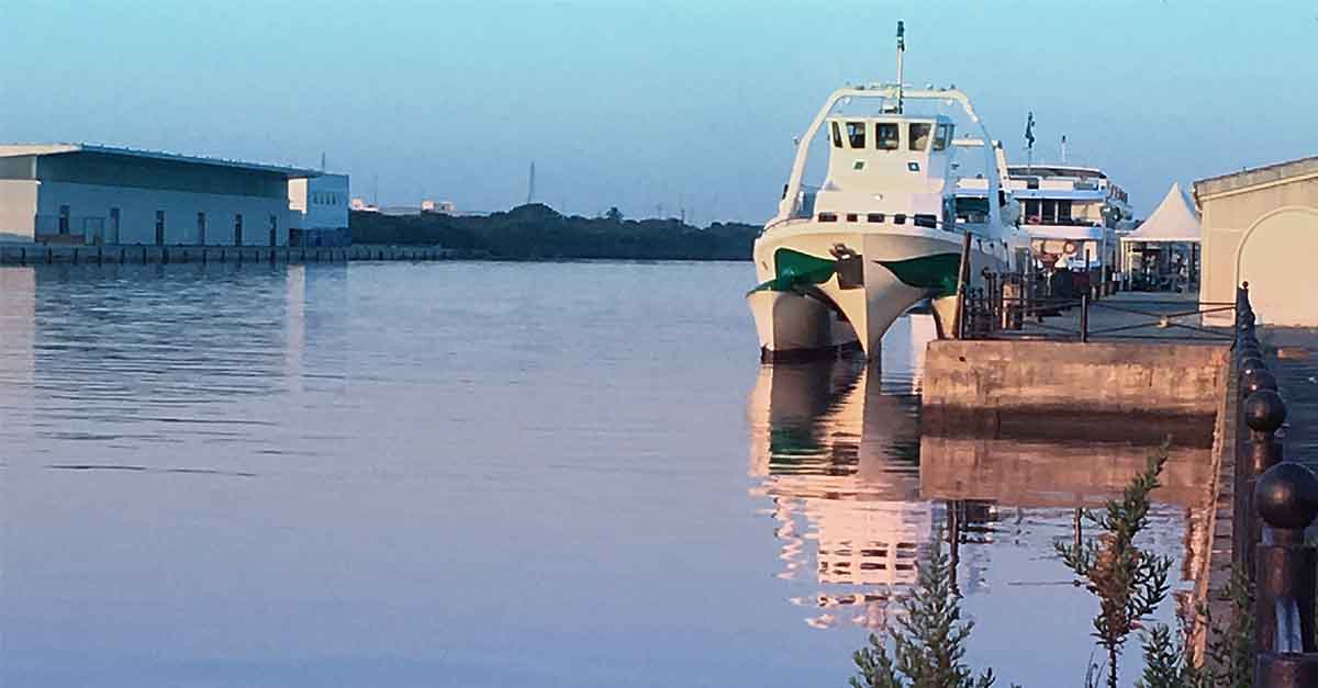 El catamarán de la Bahía de Cádiz suspende el servicio temporalmente
