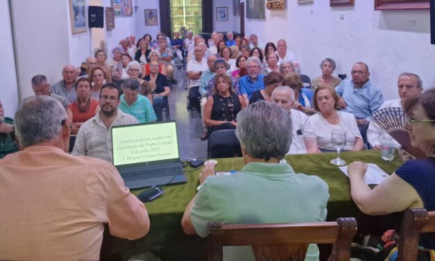 El Padre Luis Conradi, protagonista del ciclo cultural de la Academia con una emotiva conferencia sobre su figura