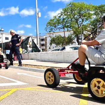 Así aprenden a evitar accidentes casi 1.000 escolares en El Puerto