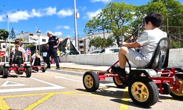 Así aprenden a evitar accidentes casi 1.000 escolares en El Puerto