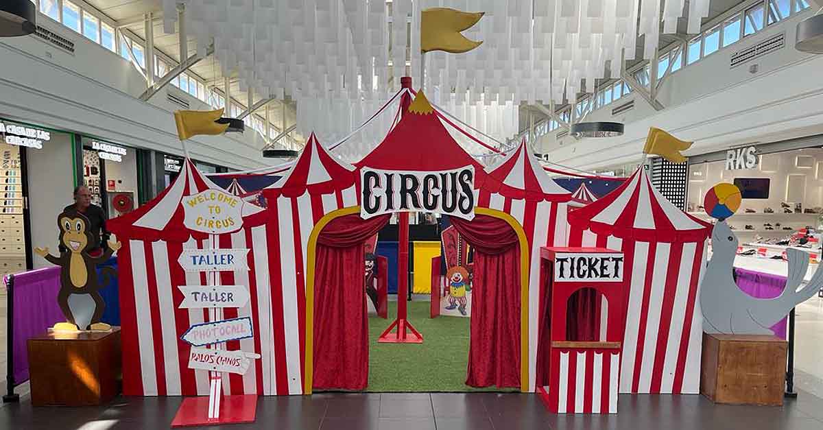 El Paseo se viste de circo y organiza divertidos talleres infantiles