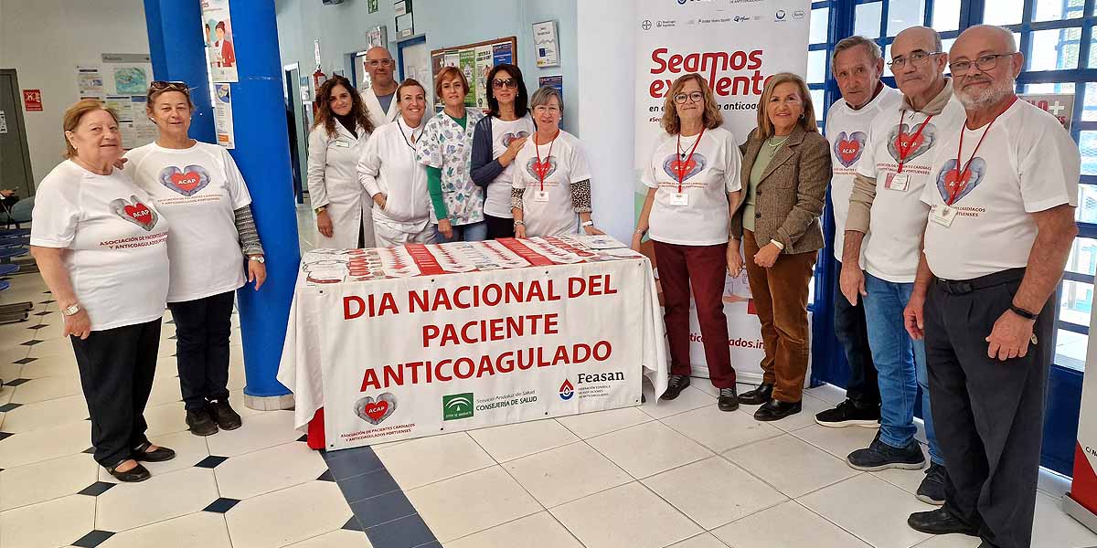 La Asociación de Pacientes Cardíacos y Anticoagulados Portuenses instala una mesa informativa en Pinillo Chico
