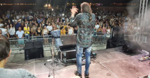 NOLASCO durante el concierto del pasado 10 de agosto de 2018 en La Puntilla, por el Día de la Juventud.