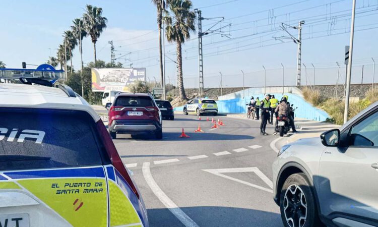 Un dispositivo policial evita una macroquedada ilegal de motos de cross en distintos puntos de El Puerto