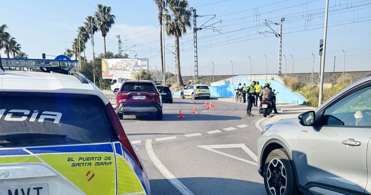 Un dispositivo policial evita una macroquedada ilegal de motos de cross en distintos puntos de El Puerto