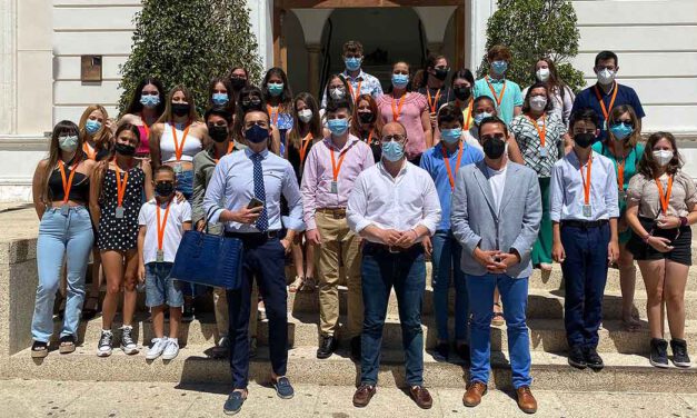 Recepción institucional del Coro de La Salle, ganador del II Premio Internacional del World Virtual Choir Festival