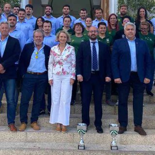 Recepción oficial al senior masculino y femenino del Club de Rugby Atlético Portuense: Campeones de Andalucía