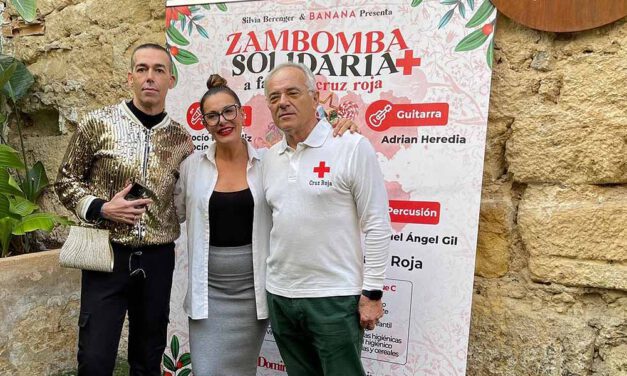 Presentado el cartel de la Zambomba Solidaria a favor de Cruz Roja que Silvia Belenguer y el pub Banana organizan este domingo