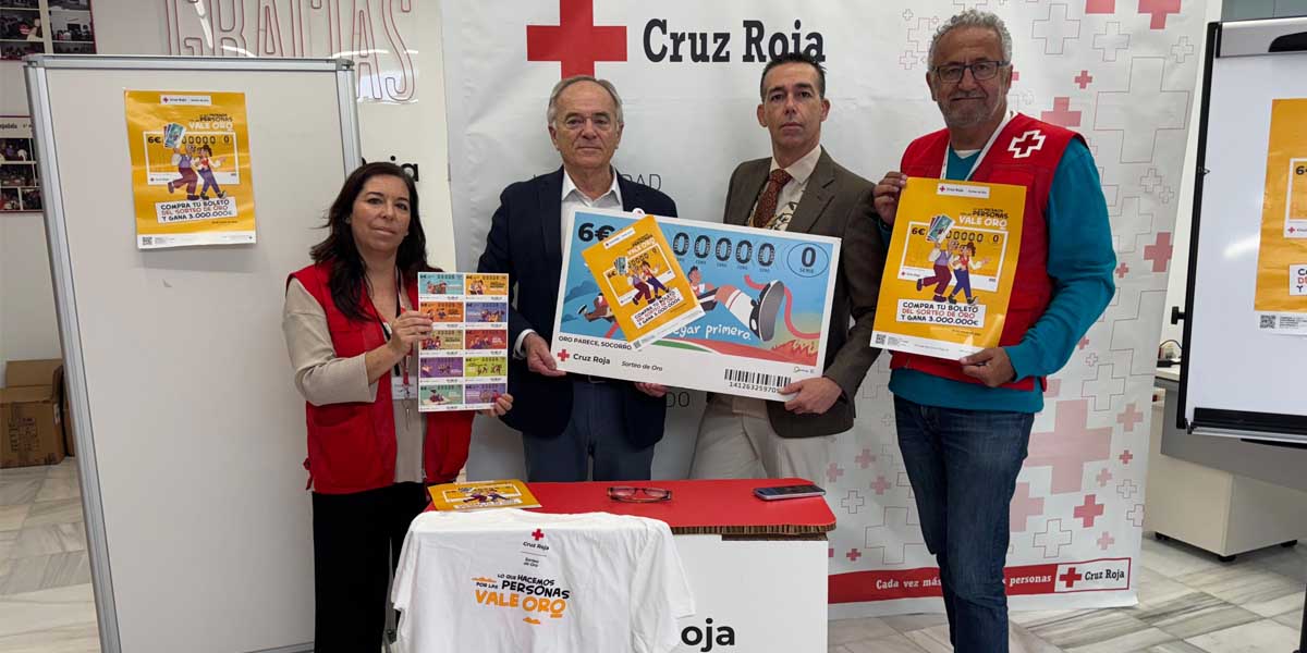 El Sorteo de Oro de Cruz Roja busca vender más de 2.000 cupones en El Puerto