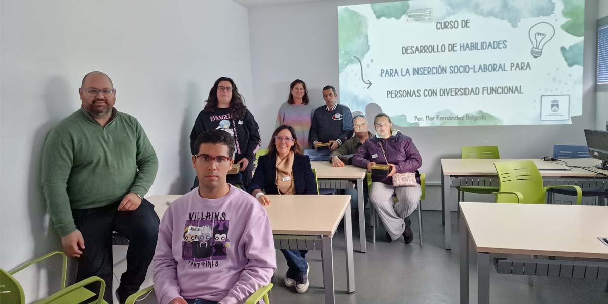 El Ayuntamiento impulsa la inserción laboral con un curso de habilidades para personas con diversidad funcional