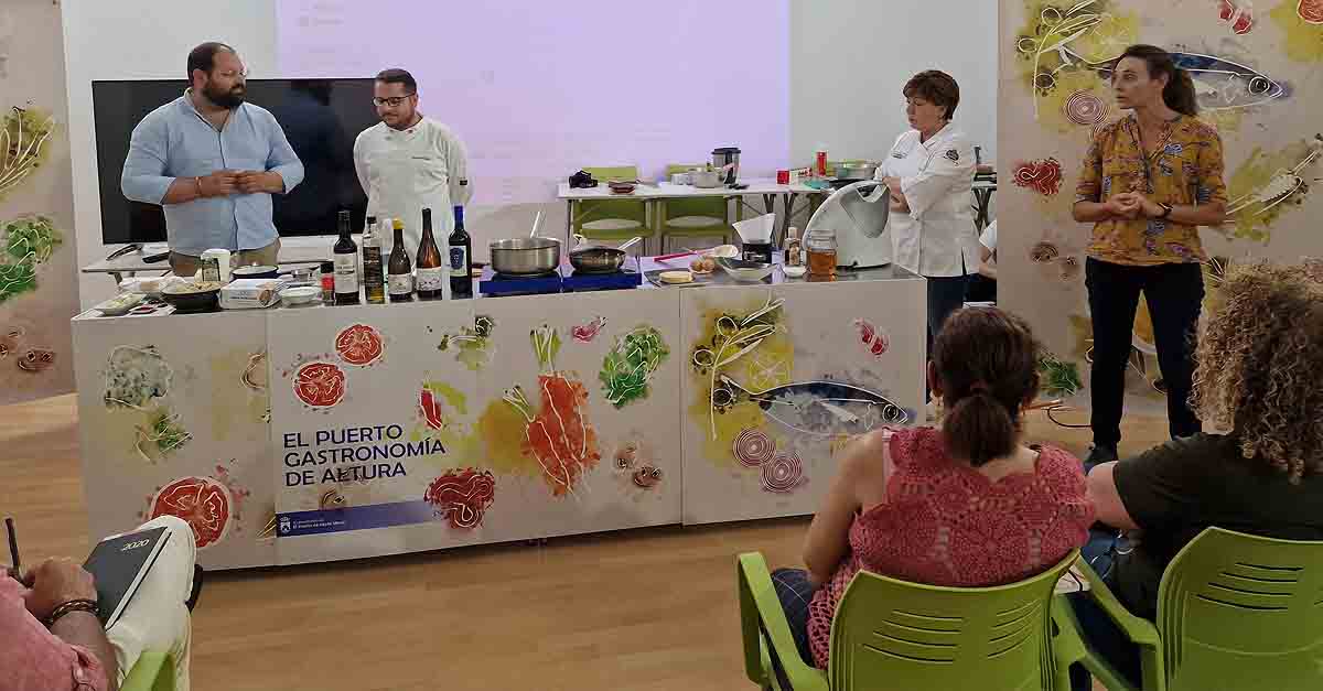 Borja Fernández protagoniza una nueva sesión de las jornadas ‘El Puerto, Gastronomía de Altura’