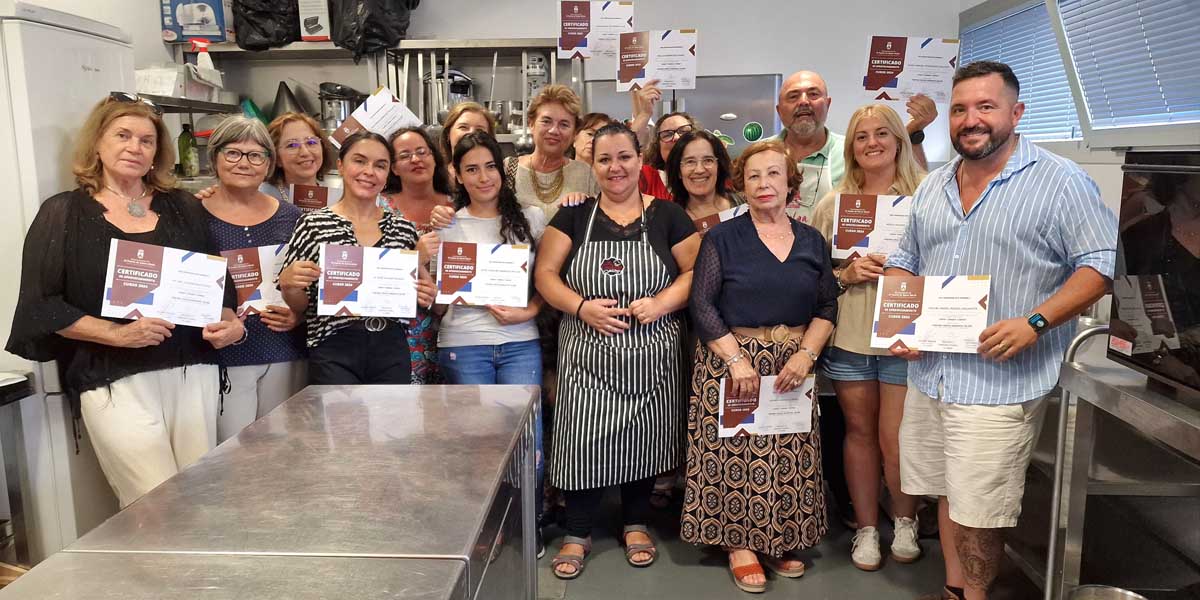 El curso de cocina "Cremas y sopas" se cierra con éxito