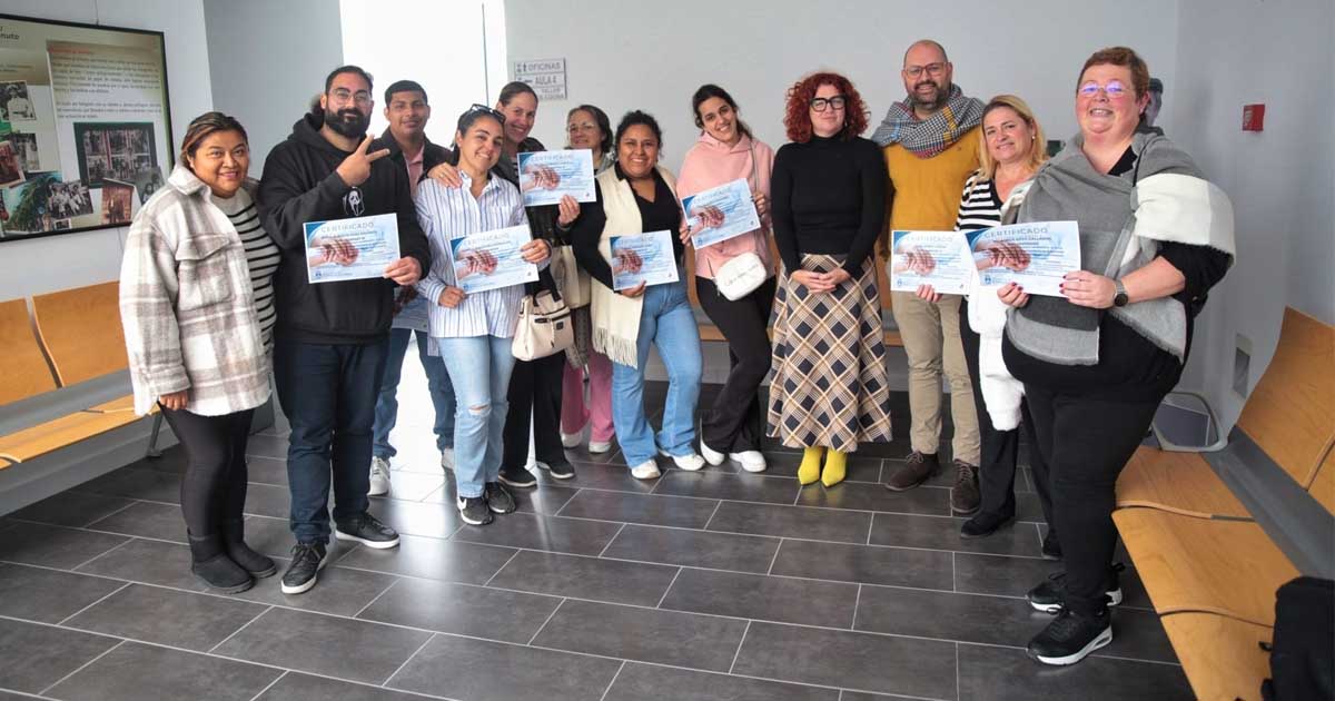 Quince personas se forman en atención sociosanitaria domiciliaria dentro del nuevo Plan Formativo municipal