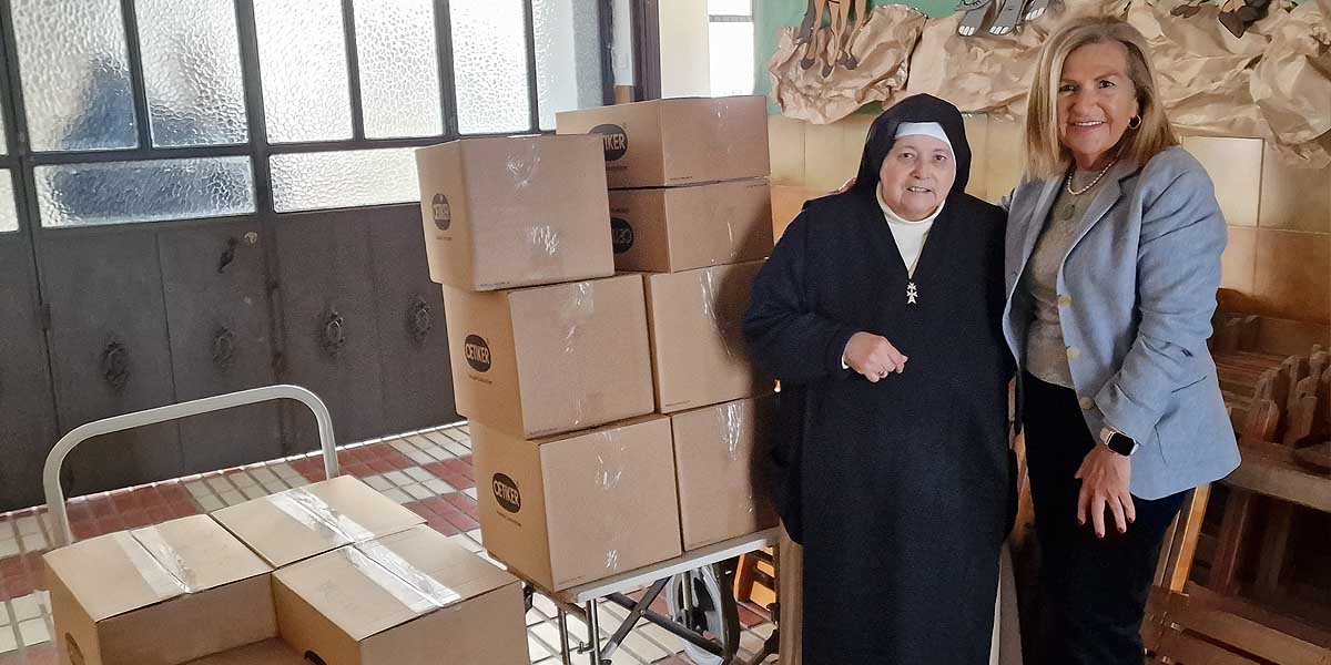 La empresa Oetiker dona alimentos al Convento del Espíritu Santo