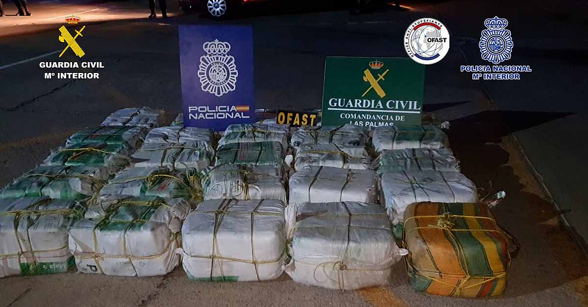 Desarticulada una organización criminal internacional dedicada al envío de cocaína