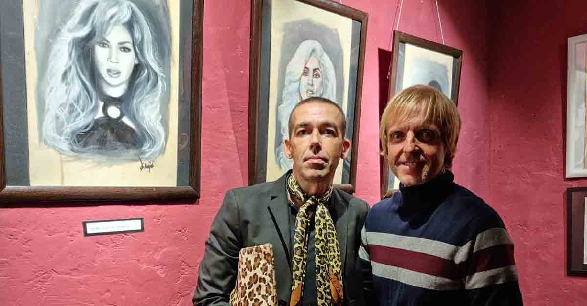 Pepe Hinojosa estrena “Pop portrait”, una exposición de pintura que el pub Stardust