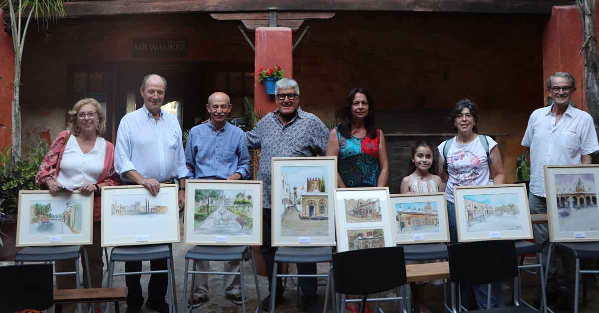 Betilo clausura la exposición "Pintando la Plaza de la Pescadería"