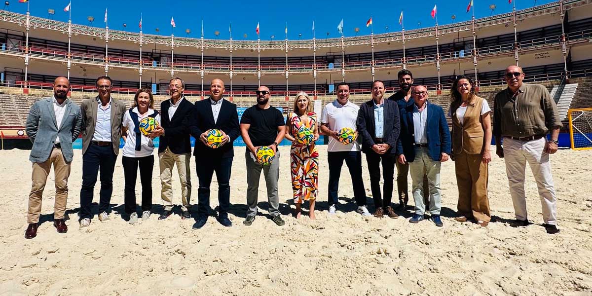 Todo listo para la Euro Beach Soccer League Andalucía El Puerto 2025 en la Plaza Real de Toros