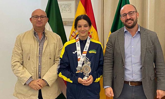 Beardo recibe a Gema Gálvez, Campeona de Andalucía Junior de Taekwondo