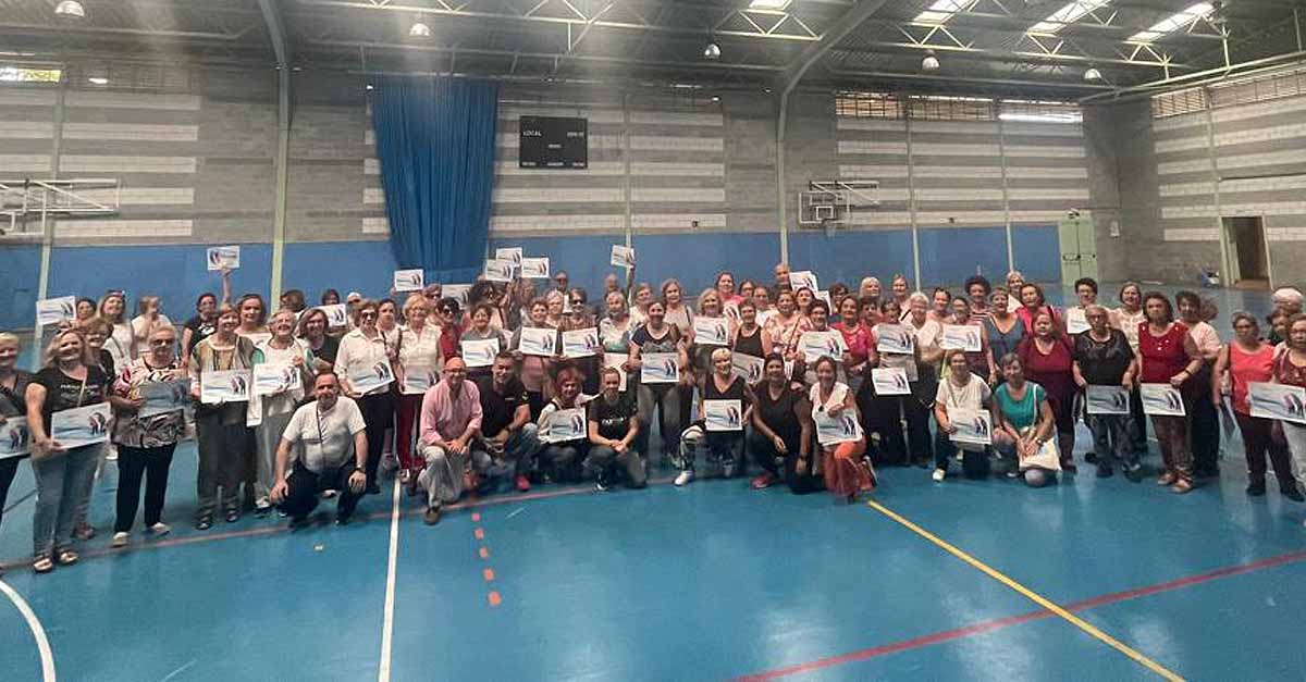 Entregados los diplomas del Programa de Gimnasia de Mantenimiento que se ha desarrollado con gran éxito