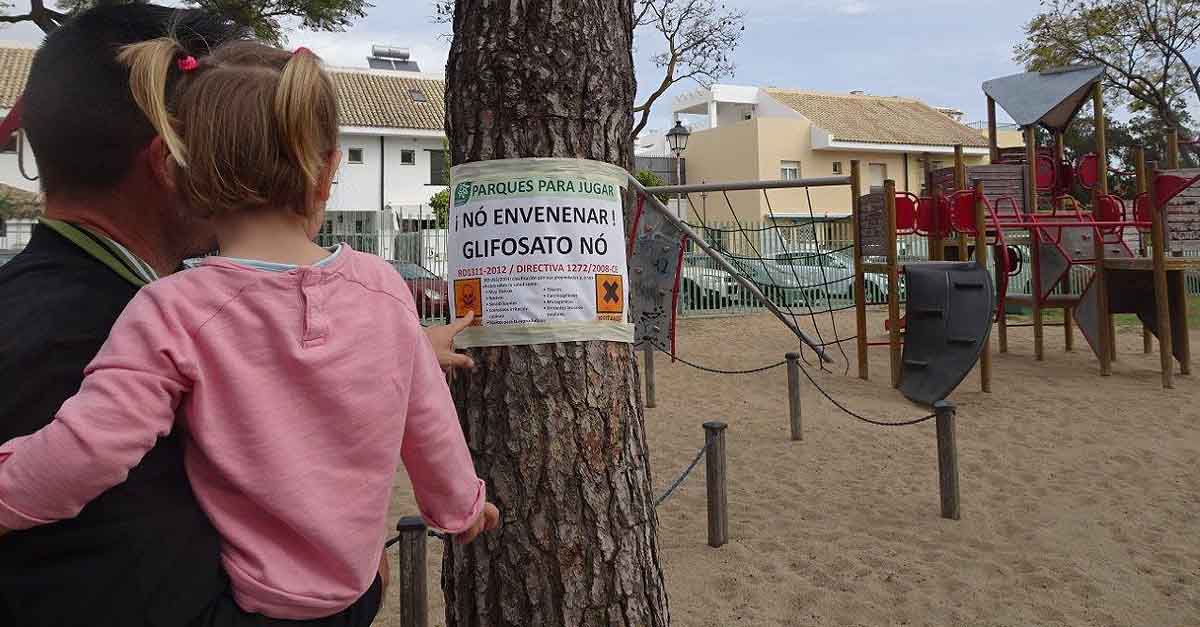 Ecologistas denuncian el uso glifosato en los parques de El Puerto