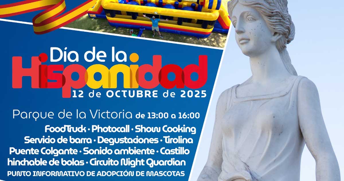 El Día de la Hispanidad se celebrará con actos institucionales y una gran jornada festiva en el Parque de la Victoria