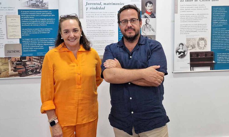 La Biblioteca Municipal María Teresa León acoge la exposición “Oculta a todo ojo profano. Cecilia Böhl Larrea, Fernán Caballero”