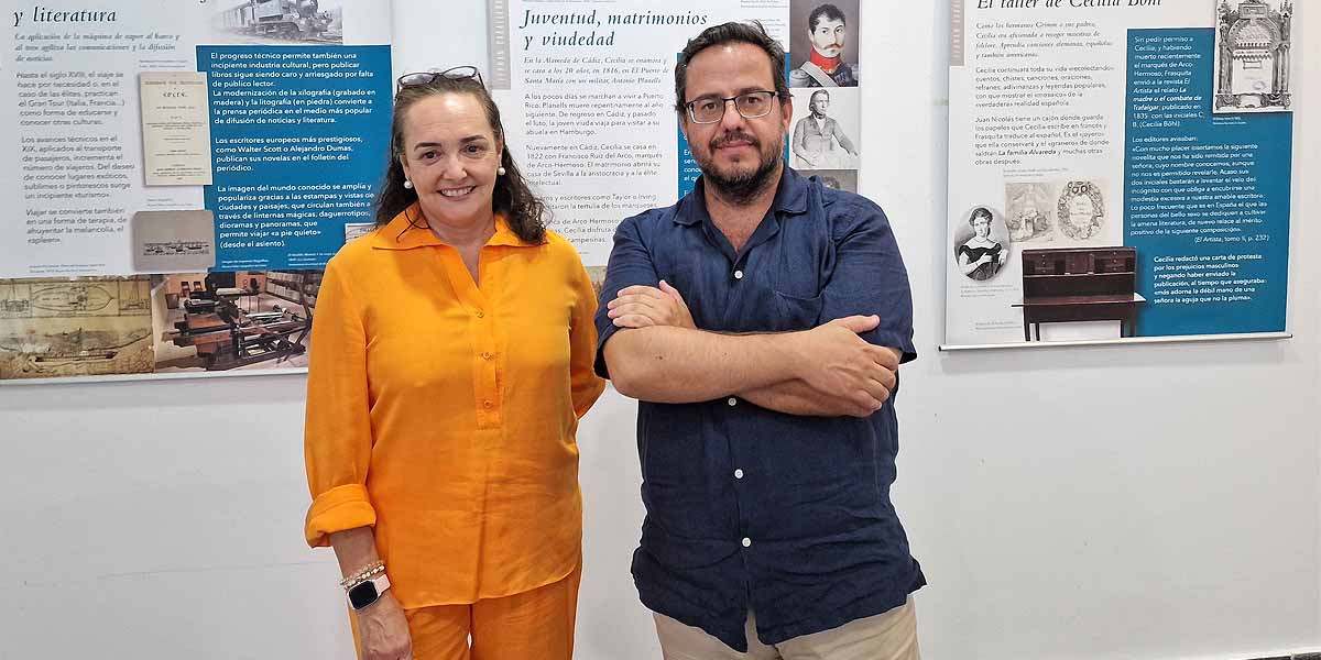 La Biblioteca Municipal María Teresa León acoge la exposición “Oculta a todo ojo profano. Cecilia Böhl Larrea, Fernán Caballero”