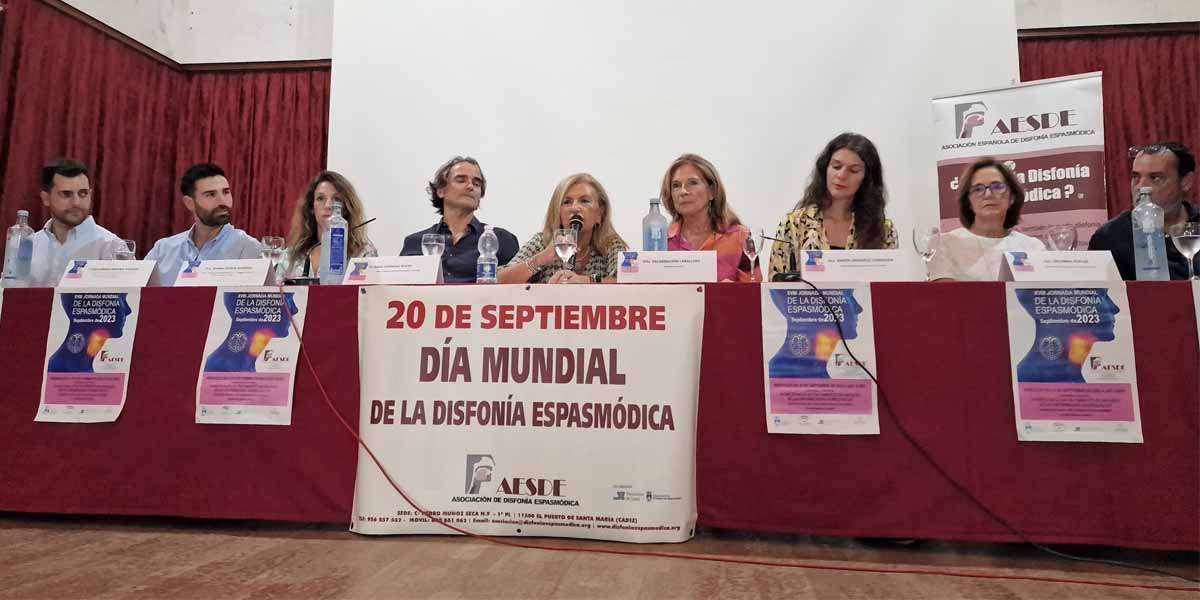 Las Jornadas de Disfonía Espasmódica en El Puerto abordan en un encuentro el tratamiento no invasivo