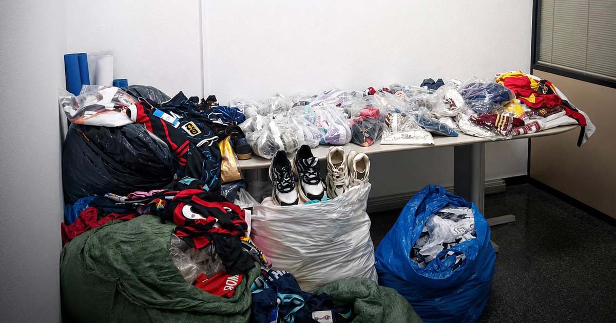 Cerca de 300 prendas falsificadas requisadas en el mercadillo de los martes de El Puerto
