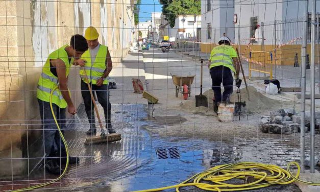 Continúa avanzando la construcción del Itinerario Amable para conectar el casco bodeguero con el centro