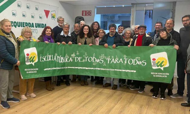 IU anima a matricular al alumnado de nuevo ingreso en la escuela pública