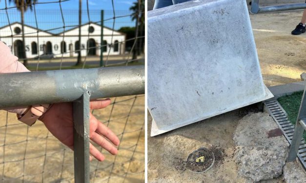 El PSOE exige el arreglo urgente del campo de fútbol de El Juncal