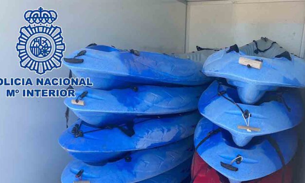 Detenidos los presuntos autores del robo con fuerza en un almacén de kayak en Valdelagrana