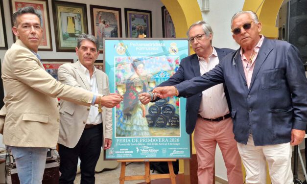 La caseta de la Peña Madridista Portuense presenta su cartel para la Feria 2026