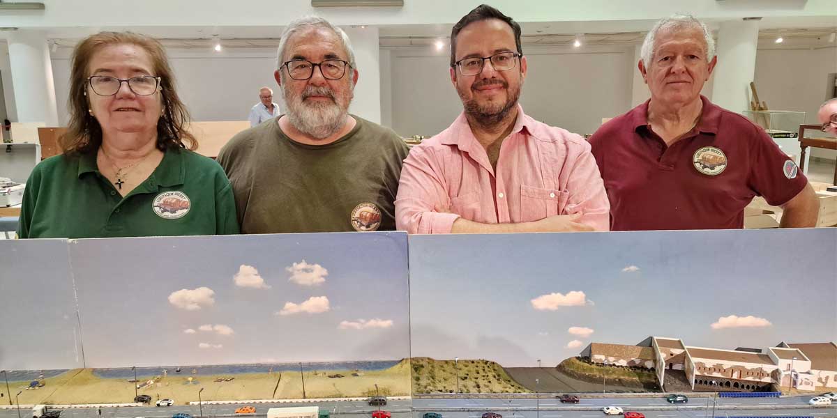 El Centro Cultural Alfonso X acoge una exposición de maquetas ferroviarias en movimiento